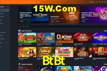 Interface moderna da plataforma BtBt